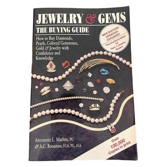 Jewelry & Gems The Buying Guide Book  Matlins, Bonanno How to Buy 1993 - Picture 1 of 12